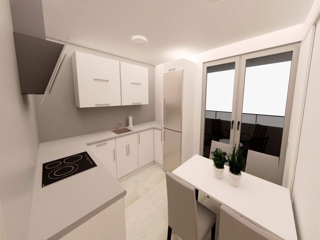 Cocina plano decorativo